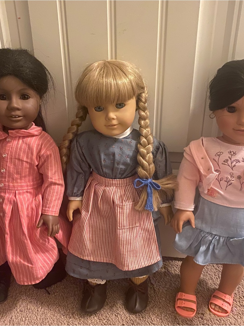 American Girl Pleasant Company Addy, Kirsten, and Josefina Dolls